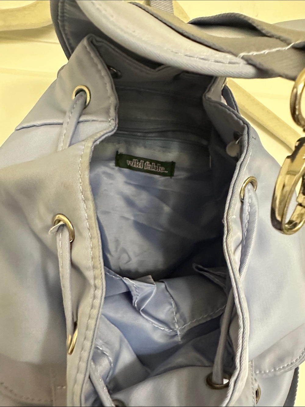 Wild Fable LightLavender Blue Nylon Backpack - Picture 6 of 11